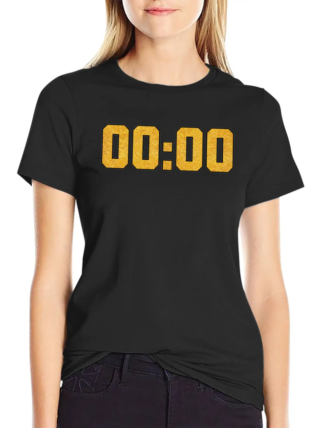 00:00 Angel Number Intuition And Success Lightweight Cotton T-Shirt – Daily Comfort Graphic Shirt