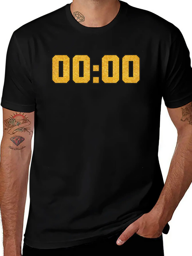 00:00 Angel Number Intuition And Success Lightweight Cotton T-Shirt – Daily Comfort Graphic Shirt