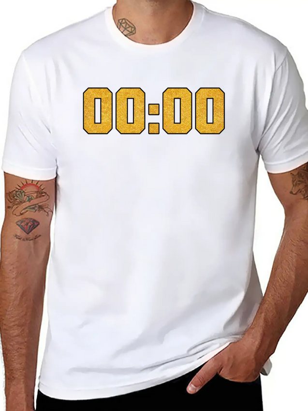 00:00 Angel Number Intuition And Success Lightweight Cotton T-Shirt – Daily Comfort Graphic Shirt