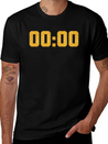 00:00 Angel Number Intuition And Success Lightweight Cotton T-Shirt – Daily Comfort Graphic Shirt