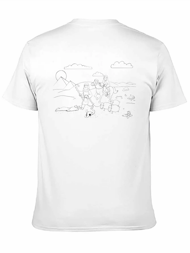 03 Genesis 12:1020 01 Lightweight Cotton T-Shirt – Daily Comfort Graphic Shirt
