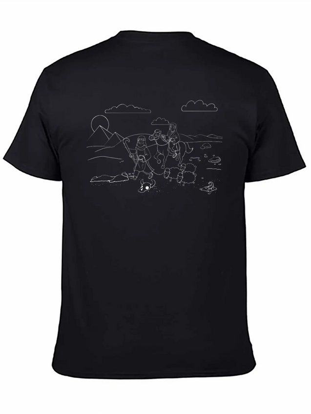 03 Genesis 12:1020 01 Lightweight Cotton T-Shirt – Daily Comfort Graphic Shirt