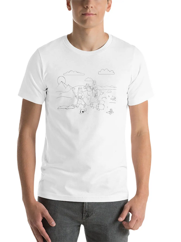 03 Genesis 12:1020 01 Lightweight Cotton T-Shirt – Daily Comfort Graphic Shirt