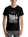 1984 Cover Tribute Lightly Distressed Lightweight Cotton T-Shirt – Daily Comfort Graphic Shirt