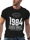1984 Cover Tribute Lightly Distressed Lightweight Cotton T-Shirt – Daily Comfort Graphic Shirt