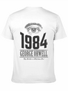 1984 Cover Tribute Lightly Distressed Lightweight Cotton T-Shirt – Daily Comfort Graphic Shirt