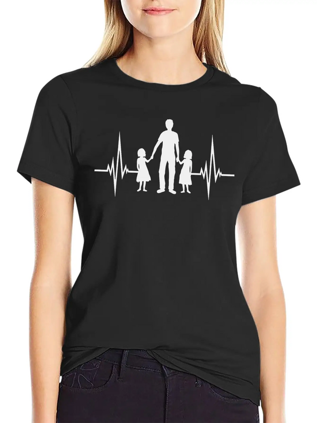 2 Daughters Pulse Lightweight Cotton T-Shirt – Daily Comfort Graphic Shirt