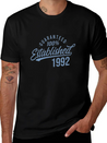 30th Birthday Gifts Vintage 1992 Modern Lightweight Cotton T-Shirt – Daily Comfort Graphic Shirt