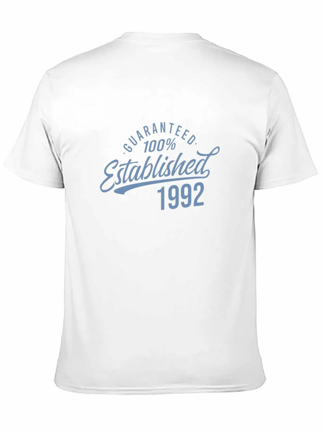 30th Birthday Gifts Vintage 1992 Modern Lightweight Cotton T-Shirt – Daily Comfort Graphic Shirt