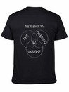 42 Forty-two The Answer Of Everything Life Gift Lightweight Cotton T-Shirt – Daily Comfort Graphic Shirt