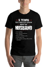 5 Things You Should Know About My Husband Lightweight Cotton T-Shirt – Daily Comfort Graphic Shirt