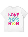 90s RnB Nineties Funny 90's R B Love Lightweight Cotton T-Shirt – Daily Comfort Graphic Shirt