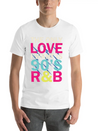 90s RnB Nineties Funny 90's R B Love Lightweight Cotton T-Shirt – Daily Comfort Graphic Shirt