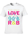 90s RnB Nineties Funny 90's R B Love Lightweight Cotton T-Shirt – Daily Comfort Graphic Shirt