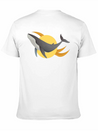 A Distinctive Whale With A Modern Design Lightweight Cotton T-Shirt – Daily Comfort Graphic Shirt