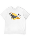 A Distinctive Whale With A Modern Design Lightweight Cotton T-Shirt – Daily Comfort Graphic Shirt