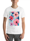 A Vibrant And Modern Graphic Floral Design Feat Lightweight Cotton T-Shirt – Daily Comfort Graphic Shirt
