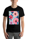 A Vibrant And Modern Graphic Floral Design Feat Lightweight Cotton T-Shirt – Daily Comfort Graphic Shirt