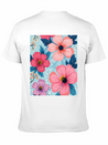 A Vibrant And Modern Graphic Floral Design Feat Lightweight Cotton T-Shirt – Daily Comfort Graphic Shirt