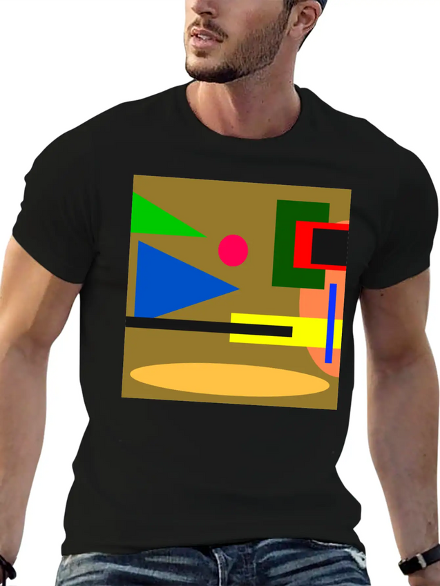 Abstract Art Design No 567 Lightweight Cotton T-Shirt – Daily Comfort Graphic Shirt