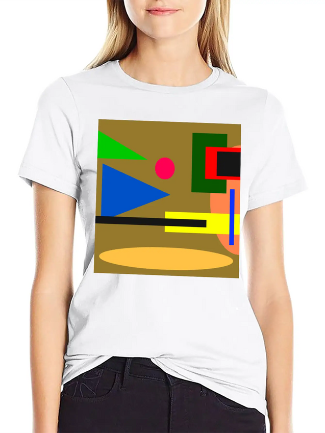 Abstract Art Design No 567 Lightweight Cotton T-Shirt – Daily Comfort Graphic Shirt