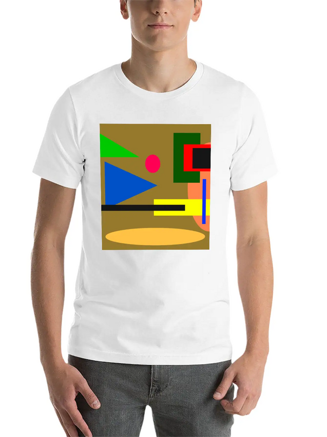 Abstract Art Design No 567 Lightweight Cotton T-Shirt – Daily Comfort Graphic Shirt