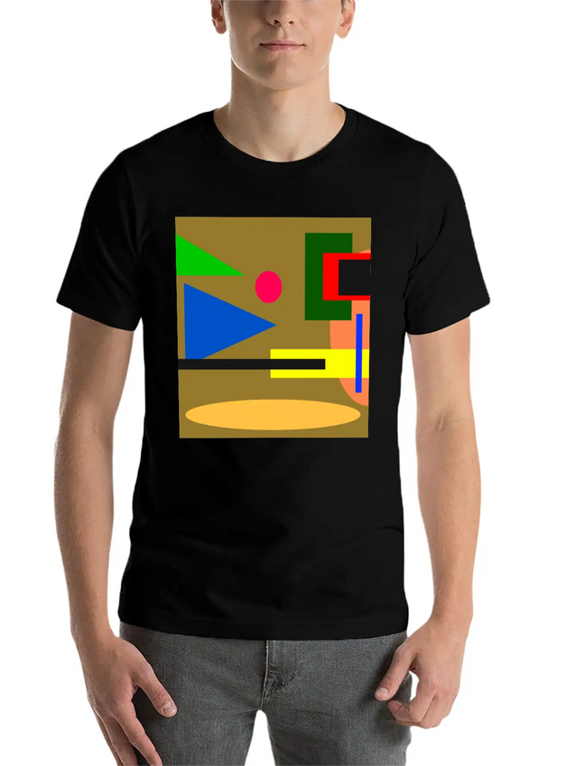 Abstract Art Design No 567 Lightweight Cotton T-Shirt – Daily Comfort Graphic Shirt