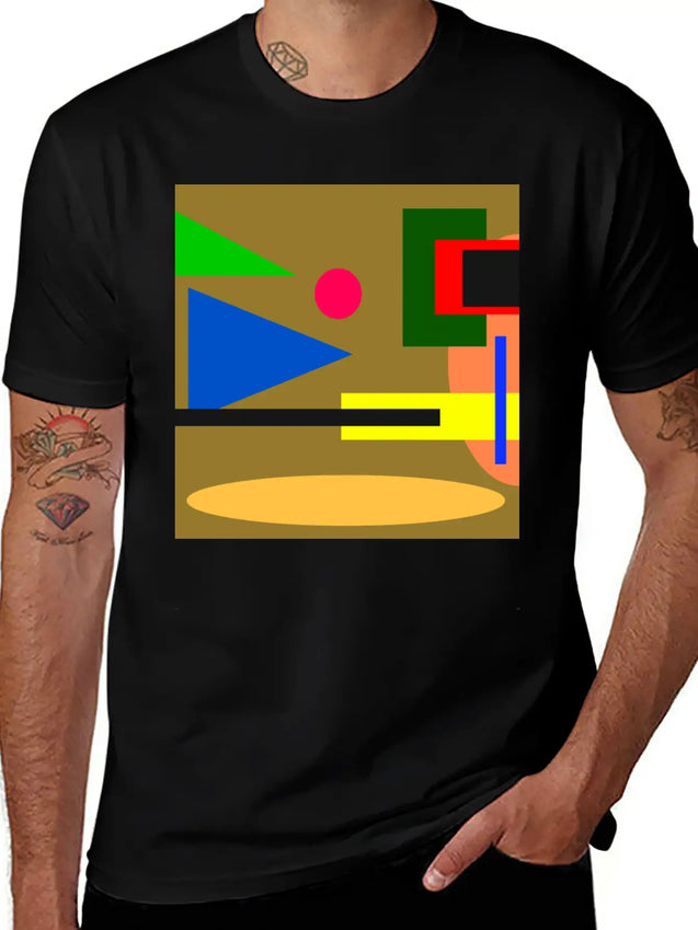Abstract Art Design No 567 Lightweight Cotton T-Shirt – Daily Comfort Graphic Shirt