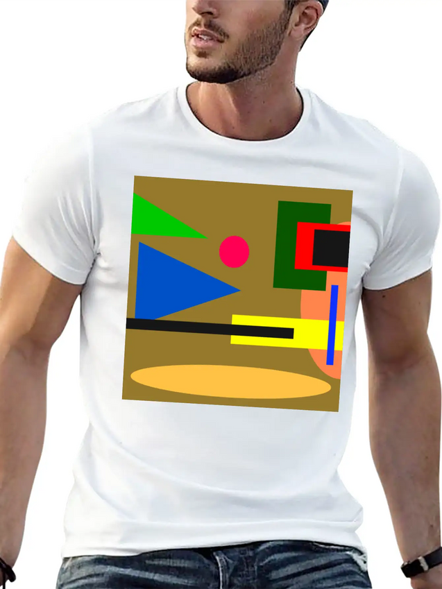 Abstract Art Design No 567 Lightweight Cotton T-Shirt – Daily Comfort Graphic Shirt