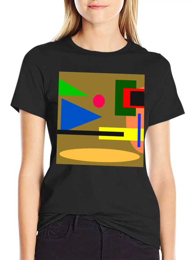 Abstract Art Design No 567 Lightweight Cotton T-Shirt – Daily Comfort Graphic Shirt