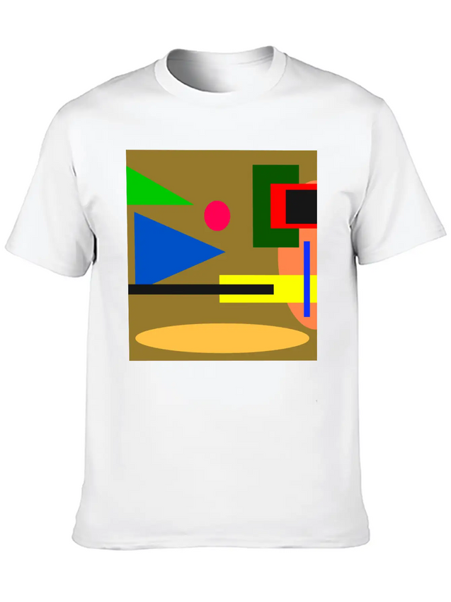Abstract Art Design No 567 Lightweight Cotton T-Shirt – Daily Comfort Graphic Shirt