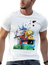 Abstract Duel Reason Lightweight Cotton T-Shirt – Daily Comfort Graphic Shirt