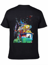Abstract Duel Reason Lightweight Cotton T-Shirt – Daily Comfort Graphic Shirt