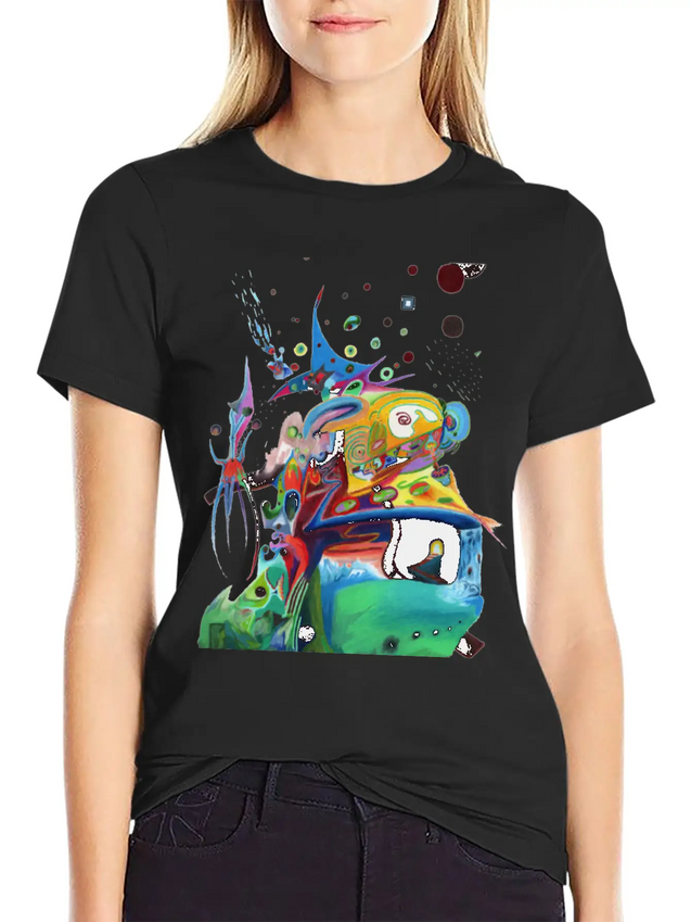 Abstract Duel Reason Lightweight Cotton T-Shirt – Daily Comfort Graphic Shirt