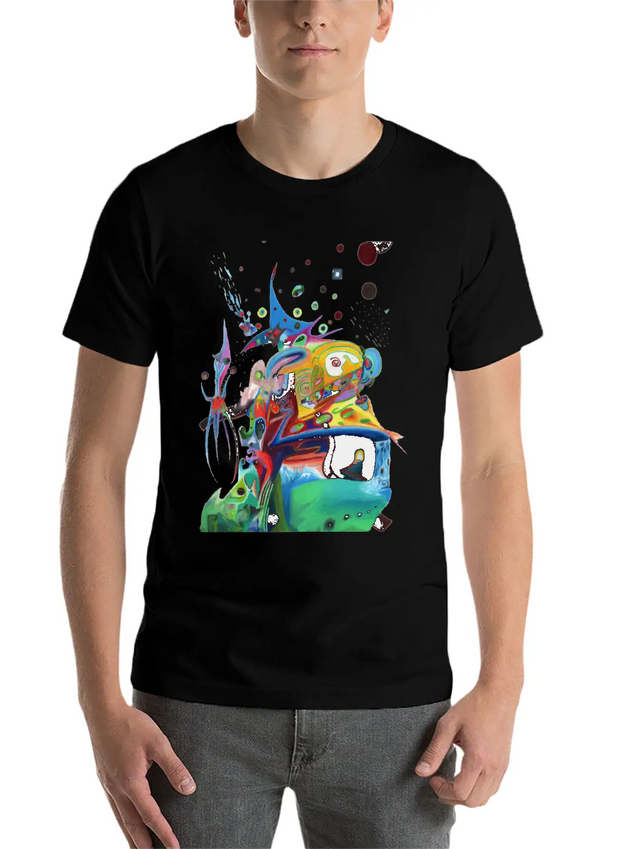 Abstract Duel Reason Lightweight Cotton T-Shirt – Daily Comfort Graphic Shirt