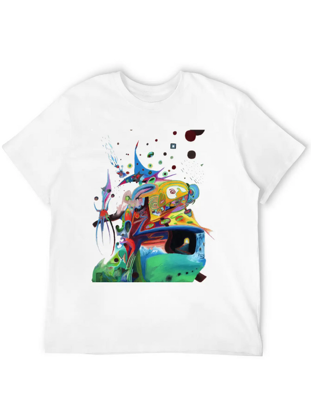 Abstract Duel Reason Lightweight Cotton T-Shirt – Daily Comfort Graphic Shirt