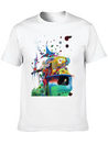 Abstract Duel Reason Lightweight Cotton T-Shirt – Daily Comfort Graphic Shirt