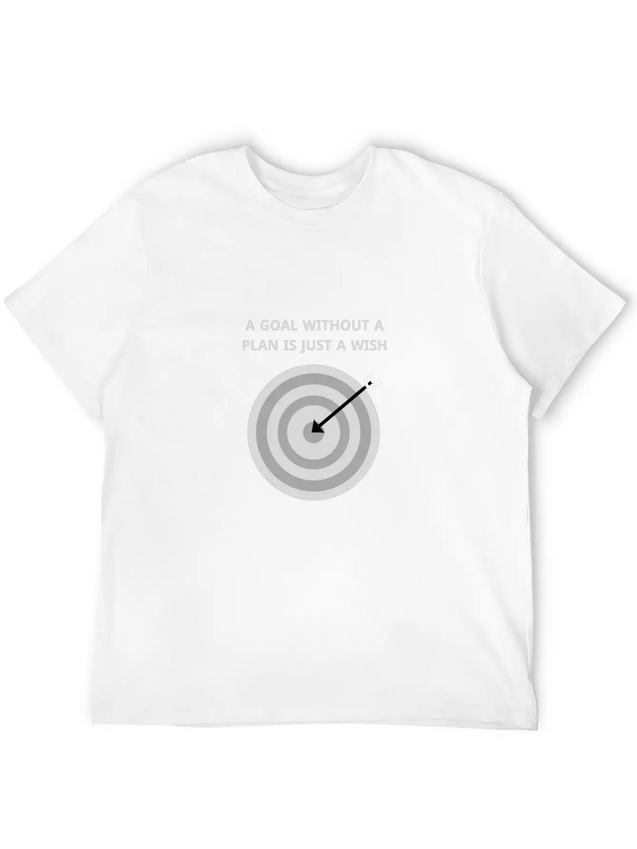 Achıeve The Goal Lightweight Cotton T-Shirt – Daily Comfort Graphic Shirt