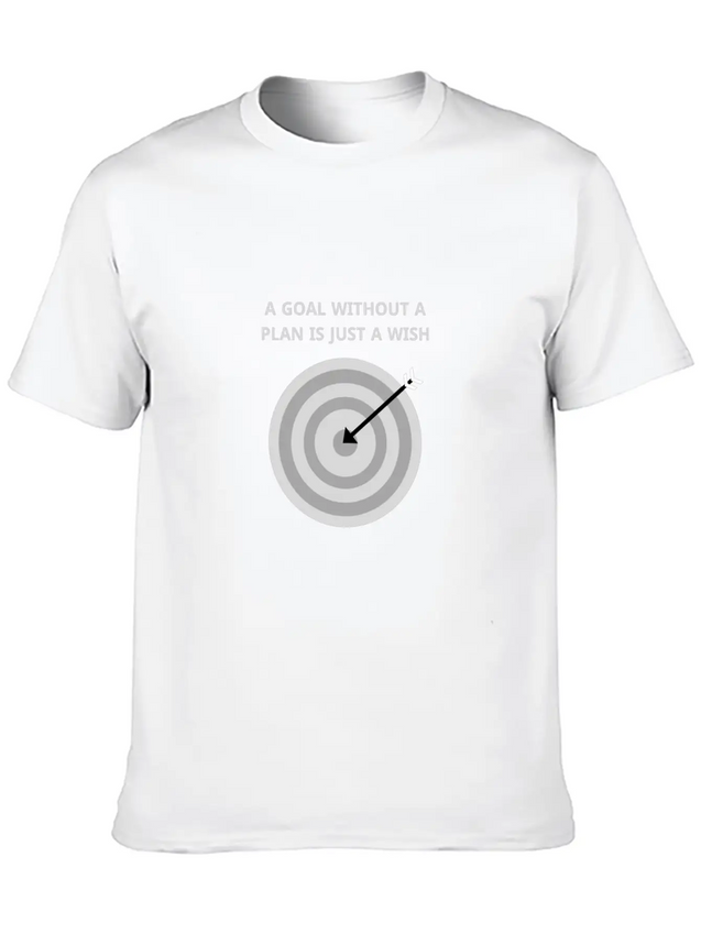 Achıeve The Goal Lightweight Cotton T-Shirt – Daily Comfort Graphic Shirt