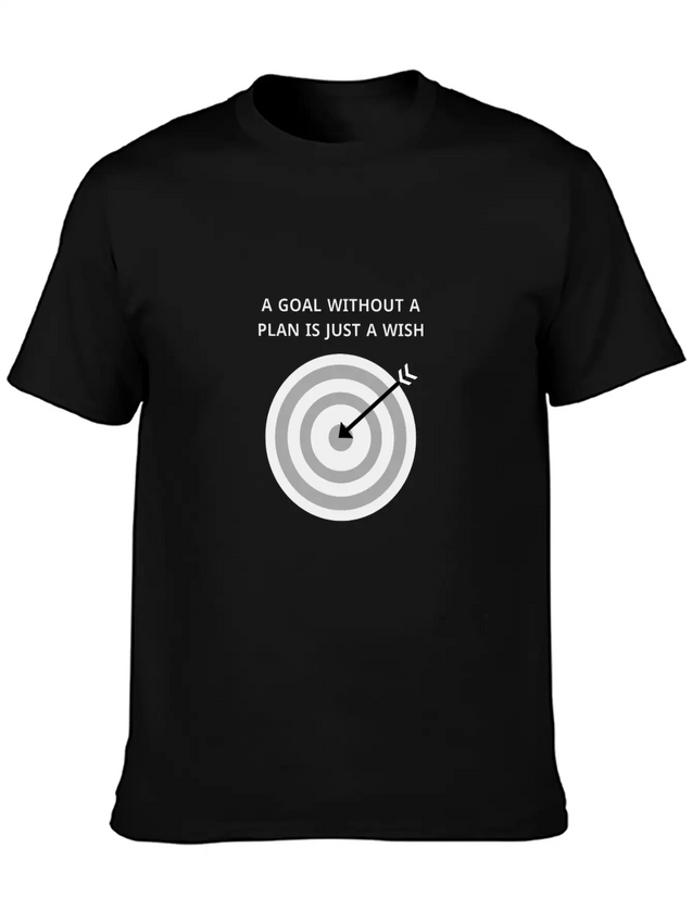 Achıeve The Goal Lightweight Cotton T-Shirt – Daily Comfort Graphic Shirt