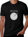 Achıeve The Goal Lightweight Cotton T-Shirt – Daily Comfort Graphic Shirt