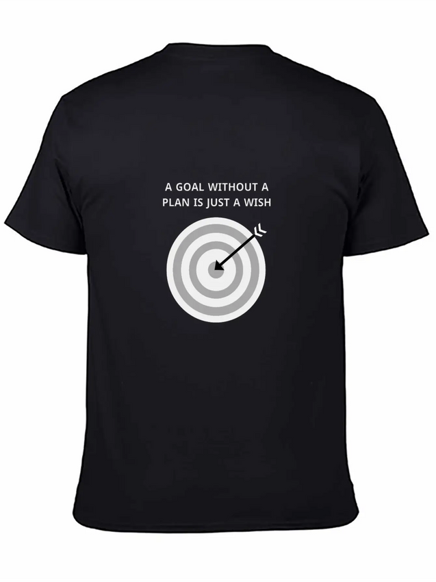 Achıeve The Goal Lightweight Cotton T-Shirt – Daily Comfort Graphic Shirt
