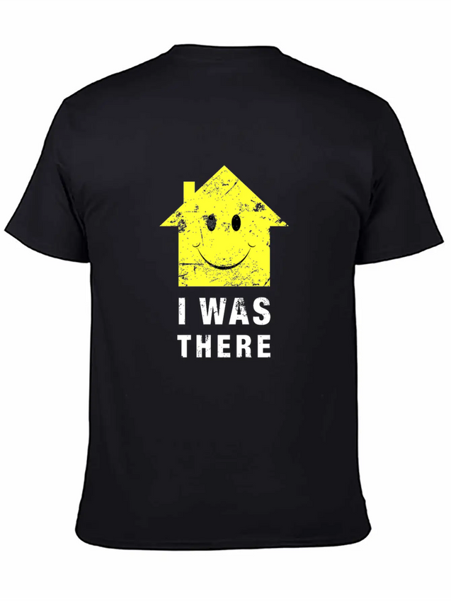 Acid House. I Was There 80s Techno Lightweight Cotton T-Shirt – Daily Comfort Graphic Shirt
