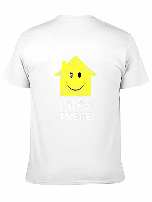 Acid House. I Was There 80s Techno Lightweight Cotton T-Shirt – Daily Comfort Graphic Shirt