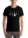Acoustic Guitar Heartbea Guitar Musician Christmas Lightweight Cotton T-Shirt – Daily Comfort Graphic Shirt