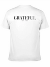 Add To Cart Grateful Letter Lightweight Cotton T-Shirt – Daily Comfort Graphic Shirt