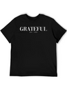 Add To Cart Grateful Letter Lightweight Cotton T-Shirt – Daily Comfort Graphic Shirt
