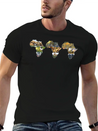 Africa Wildlife Continent Collage Trio Lightweight Cotton T-Shirt – Daily Comfort Graphic Shirt