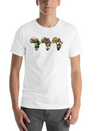 Africa Wildlife Continent Collage Trio Lightweight Cotton T-Shirt – Daily Comfort Graphic Shirt