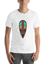 African Tribal Mask Lightweight Cotton T-Shirt – Daily Comfort Graphic Shirt